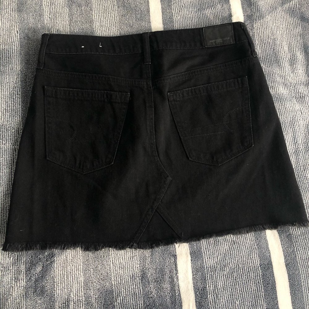 AE black denim skirt - Picture 6 of 7